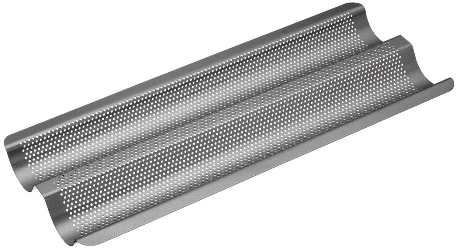 Masterclass Crusty Bake Non-Stick Baguette Tray 39x16cm 3 Masterclass Crusty Bake Non-Stick Baguette Tray 39x16cm