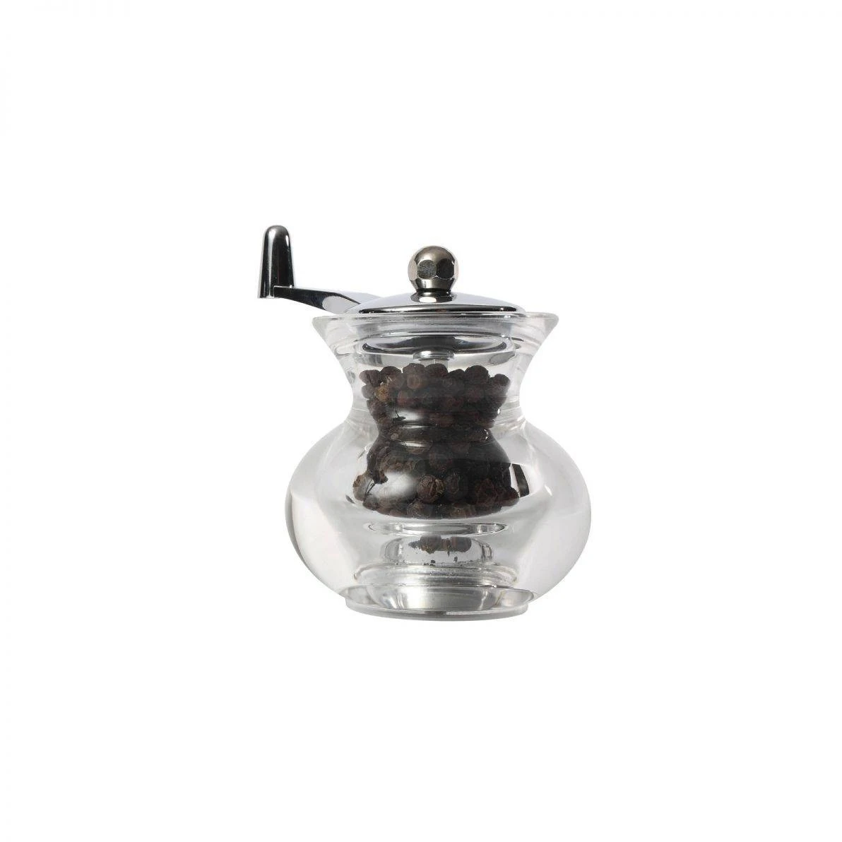 Cauldron 90mm Pepper Mill Clear Acrylic 3 Cauldron 90mm Pepper Mill Clear Acrylic