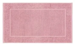 Christy Supreme Terry Towelling Bath Mat Blush