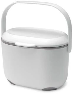 Addis Premium Range Compost Caddy White Grey
