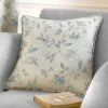 Curtina Bird Trail Filled Cushion Duck Egg -Home Furnishing Store 34496 16122