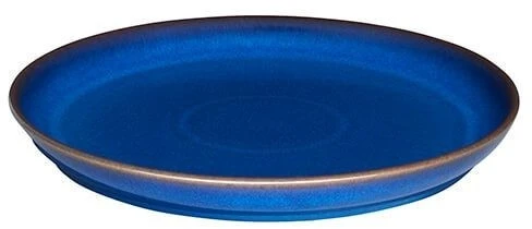 Denby Imperial Blue Coupe Dinner Plate 3 Denby Imperial Blue Coupe Dinner Plate