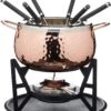 Artesa Artes Copper Finish Fondue Set