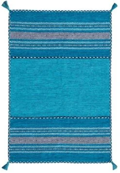 Oriental Weavers Kelim Teal Rug