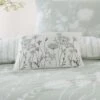 Catherine Lansfield Meadowsweet Floral Green Cushion -Home Furnishing Store 40972 10442
