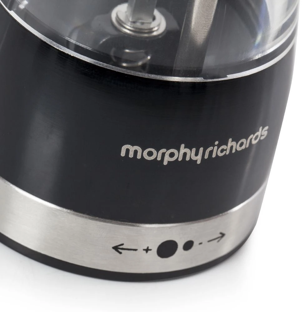 Morphy Richards Accents Electronic Salt & Pepper Mill Black 5 Morphy Richards Accents Electronic Salt & Pepper Mill Black - Image 3