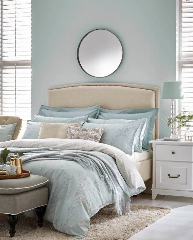 Laura Ashley Pussy Willow Duck Egg Duvet Set 3 Laura Ashley Pussy Willow Duck Egg Duvet Set