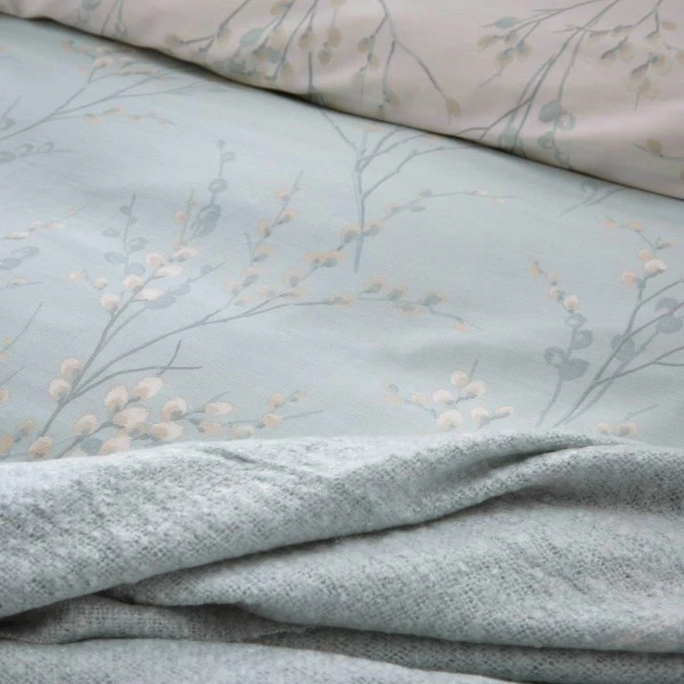 Laura Ashley Pussy Willow Duck Egg Duvet Set 6 Laura Ashley Pussy Willow Duck Egg Duvet Set - Image 4