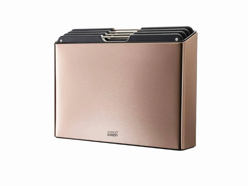Joseph Joseph Folio Steel 4 Piece Chopping Board - Rose Gold 3 Joseph Joseph Folio Steel 4 Piece Chopping Board - Rose Gold