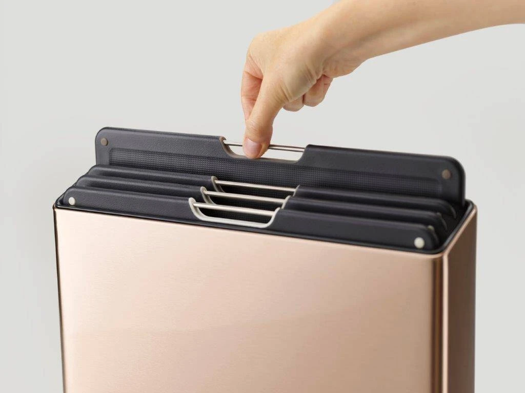 Joseph Joseph Folio Steel 4 Piece Chopping Board - Rose Gold 4 Joseph Joseph Folio Steel 4 Piece Chopping Board - Rose Gold - Image 2