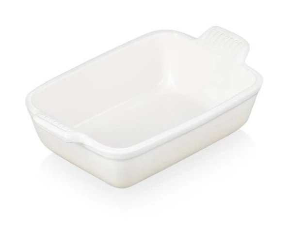 Le Creuset Heritage Deep Rectangular Dish 19cm - Meringue 3 Le Creuset Heritage Deep Rectangular Dish 19cm - Meringue