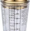 Taylors Eye Witness Glass Cocktail Shaker 400ml - Gold -Home Furnishing Store 45507 4362