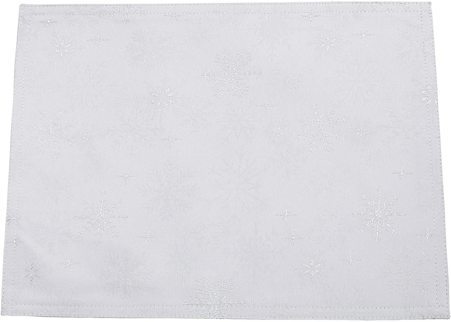 Peggy Wilkins Snow Crystal 67 X 100 Tablecloth White 3 Peggy Wilkins Snow Crystal 67 X 100 Tablecloth White