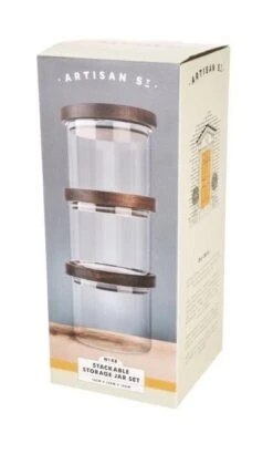 Artisan Street Stacking Storage Jar Set Of 3