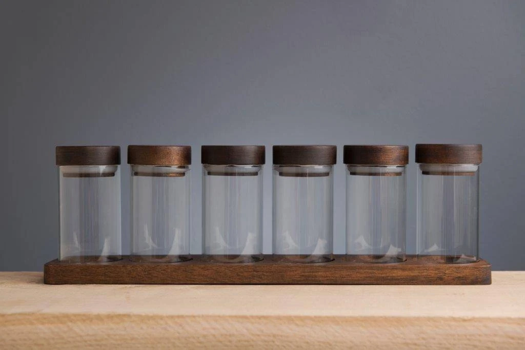 Artisan Street 6 Spice Jars With Board 4 Artisan Street 6 Spice Jars With Board - Image 2