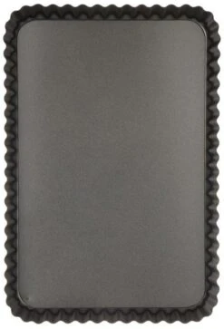 Luxe 31cm Loose Base Rectangular Fluted Quiche Pan