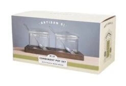 Artisan Street Condiment Pots