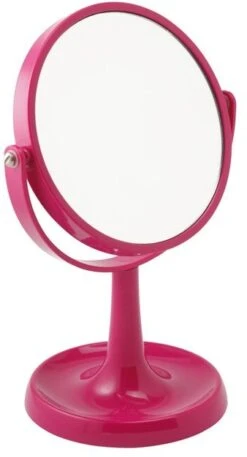 Fancy Metal Pink Mirror 3 X Magnification
