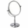 Fancy Metal Chrome Pedestal Mirror 5x Magnification H27cm 2 Fancy Metal Chrome Pedestal Mirror 5x Magnification H27cm -Home Furnishing Store 47640 689