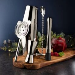 Taylors Eye Witness Taproom 5 Piece Boston Cocktail Set Stainless Steel -Home Furnishing Store 48912 36721