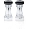 Taylors Eye Witness Salt & Pepper Mill Clear/Black Set Of 2 1 Taylors Eye Witness Salt & Pepper Mill Clear/Black Set Of 2 -Home Furnishing Store 48922 36710