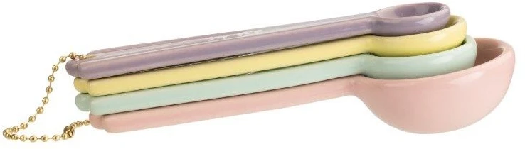 Captivate Eleanor Bowmer Ceramic Measuring Spoons 3 Captivate Eleanor Bowmer Ceramic Measuring Spoons