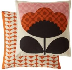Orla Kiely Spring Bloom Bubblegum Cushion