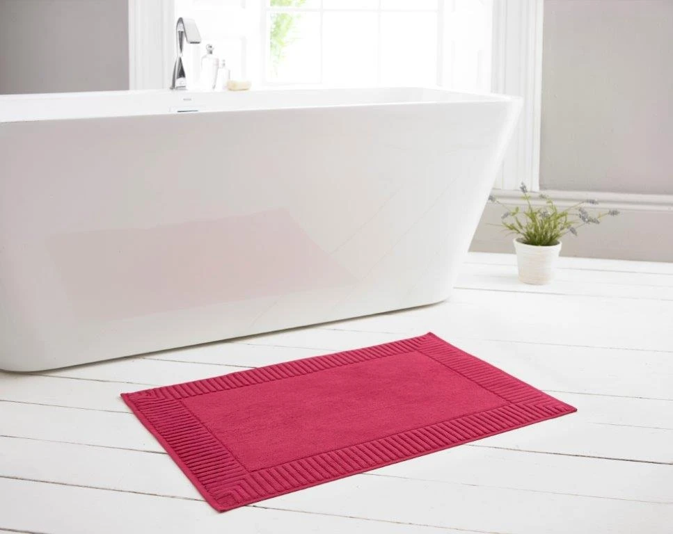 Deyongs Bliss Terry Bath Mat Magenta 3 Deyongs Bliss Terry Bath Mat Magenta
