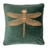 Malini Green Dragonfly Cushion 43cm X 43cm 1 Malini Green Dragonfly Cushion 43cm X 43cm -Home Furnishing Store 50343 33103