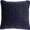 Malini Luxe Velvet Navy Cushion 43cm X 43cm