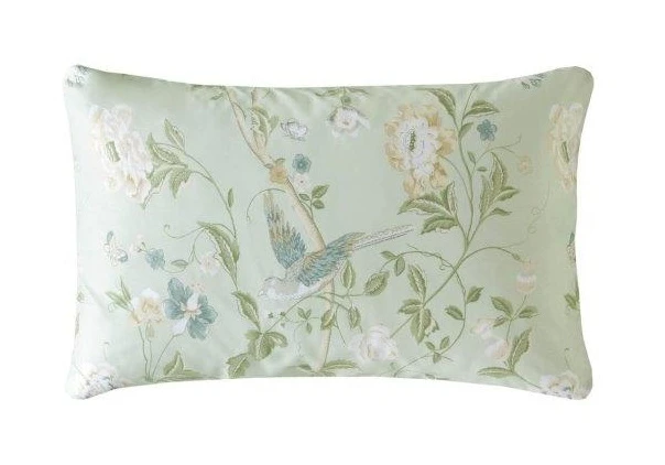 Laura Ashley Summer Palace Eau De Nil Pillowcase Pair 3 Laura Ashley Summer Palace Eau De Nil Pillowcase Pair