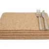 Rectangular Table Mats In Cork Set Of 6 -Home Furnishing Store 51978 27994
