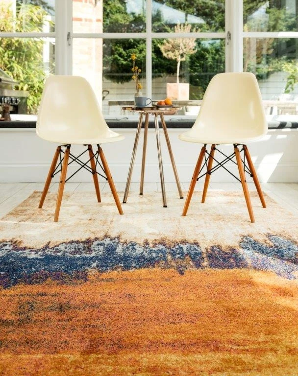 Asiatic Nova Rug Distress Orange 6 Asiatic Nova Rug Distress Orange - Image 4
