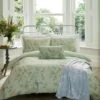 Laura Ashley Summer Palace Eau De Nil Duvet Cover Set -Home Furnishing Store 54111 23799