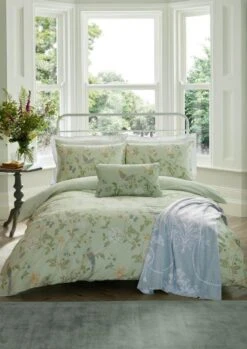 Laura Ashley Summer Palace Eau De Nil Duvet Cover Set