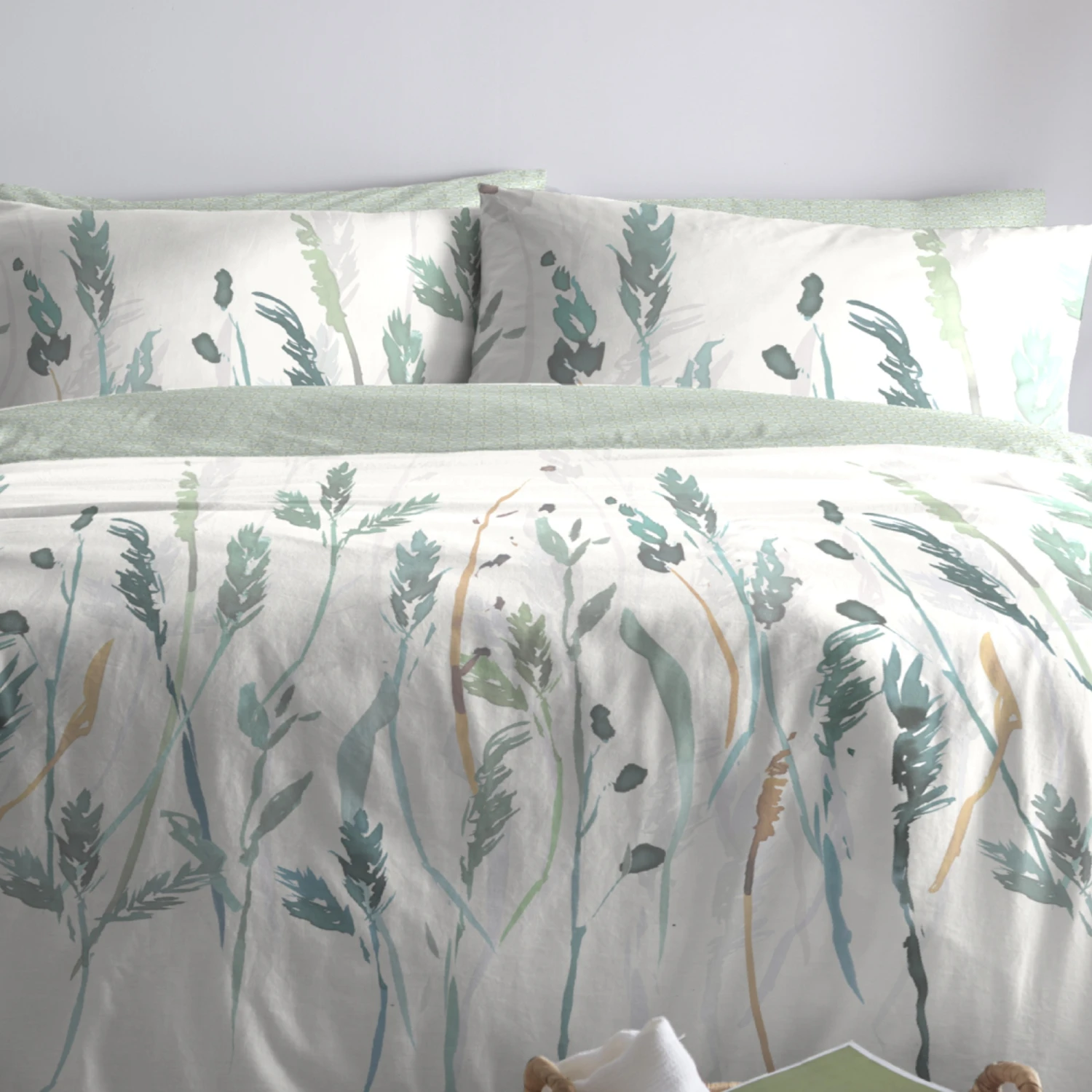 Appletree Prairie Eau De Nil Duvet Cover Set 4 Appletree Prairie Eau De Nil Duvet Cover Set - Image 2