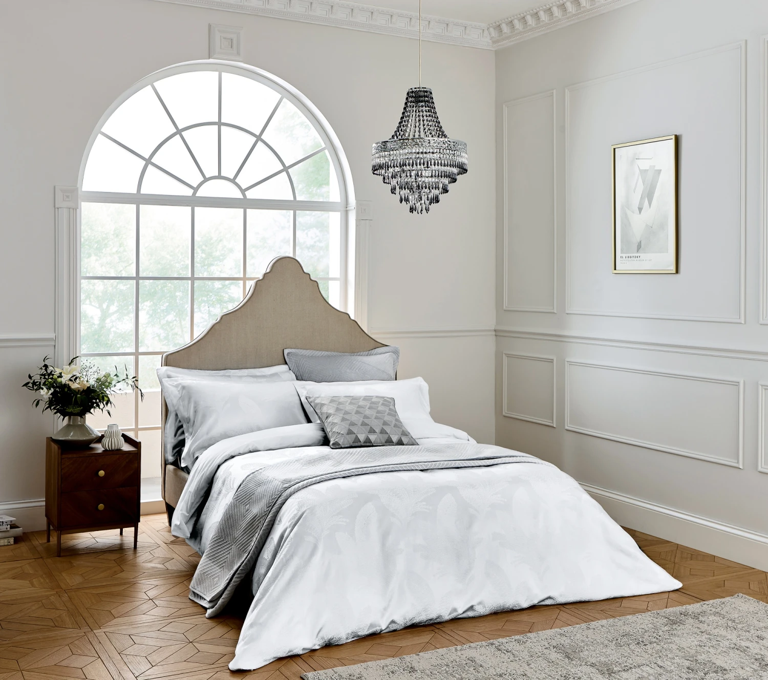 Helena Springfield Gatsby White Duvet Cover 3 Helena Springfield Gatsby White Duvet Cover