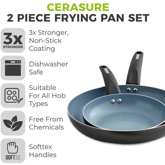 Tower Cerasure 2 Piece Frying Pan Set 4 Tower Cerasure 2 Piece Frying Pan Set - Image 2