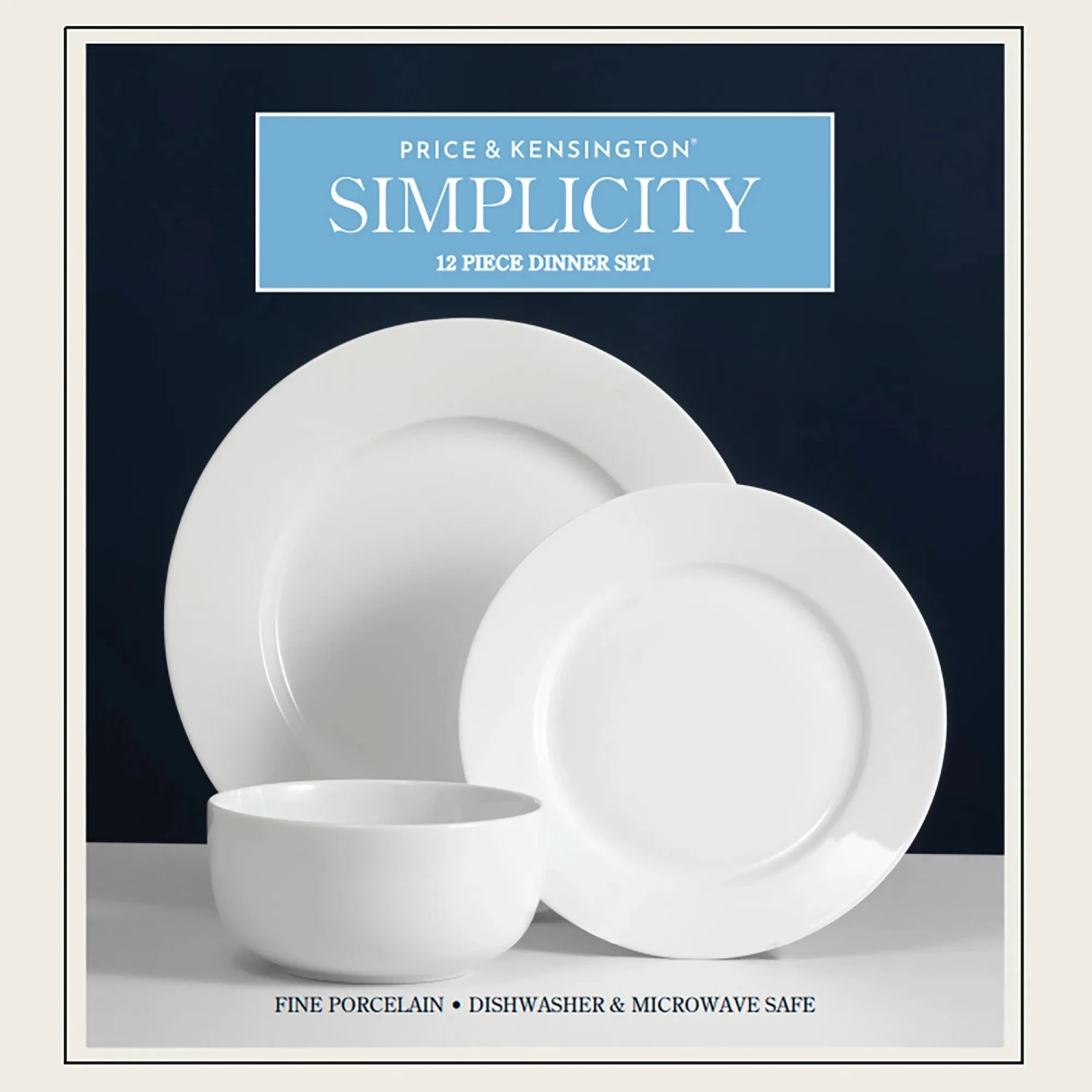 Price & Kensington Simplicity 12 Piece Dinner Set White 4 Price & Kensington Simplicity 12 Piece Dinner Set White - Image 2